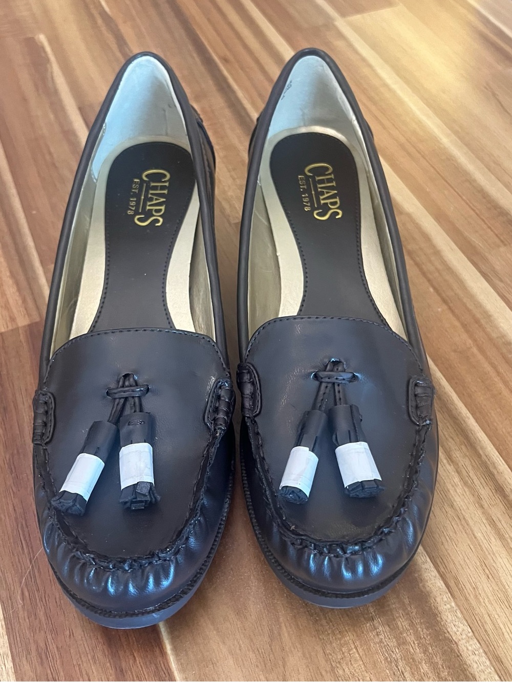 Chaps Women's Dark Brown Tassel Loafers